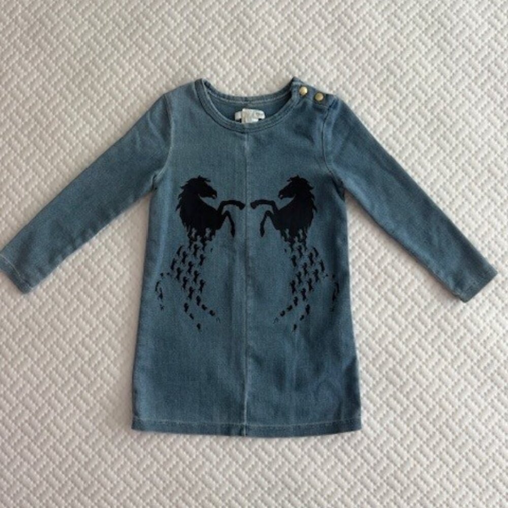 Chloe Denim Horse Dress